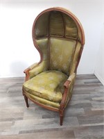 Vintage Louis XV-style porter chair