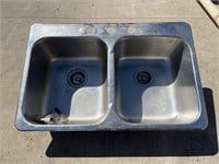 Kindred stainless double sink