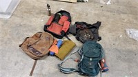 4 Distressed Dystopian Back Packs