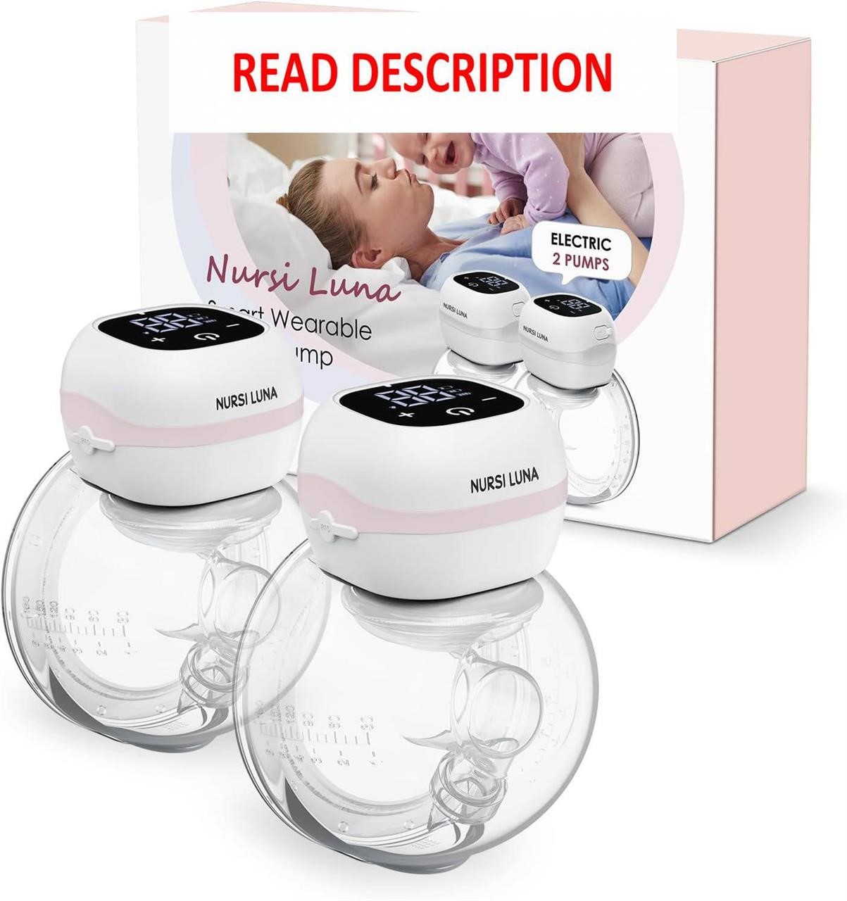 $90  Wearable Breast Pump with Inserts - 2pk Pink
