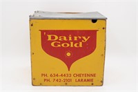 Vintage Cheyenne Laramie Dairy Gold Milk Crate