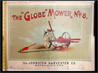 THE JOHNSTON HARVESTER CO - THE "GLOBE" MOWER NO8