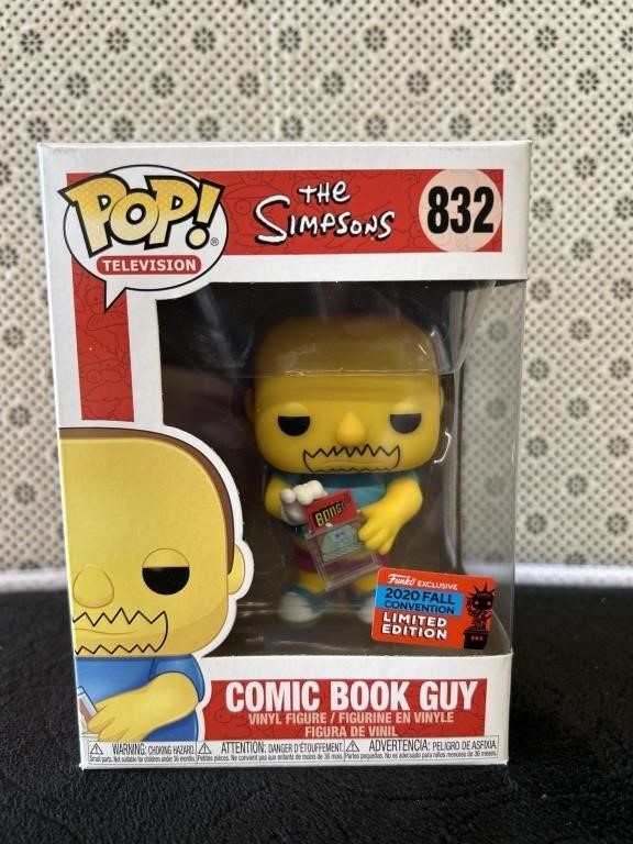 Funko Pop The Simpsons Comic Book Guy