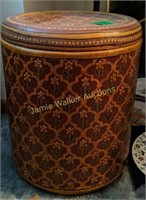 Moroccan Style Metal Canister Drum Seat 16x20"