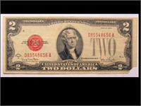 1928B $2 RED SEAL BILL