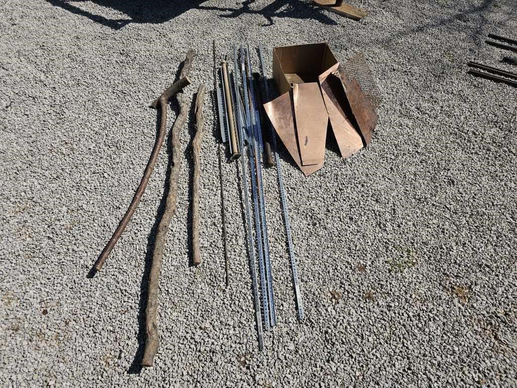 Copper- Scrap- Walking Sticks