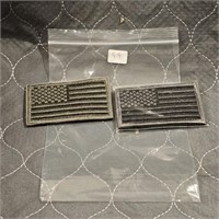 Black Out American Flag Patches
