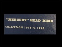 1916 - 1945 MERCURY 34 DIME COLLECTION