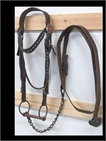 HALTER W/ FANCY CONCHOES FOR SHOWING A STALLION OR