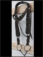 NICE SPOTTED WORK BRIDLE W/ SNAFFLE BIT
