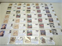 US First Day Stamp covers. All Mint. In bag, in