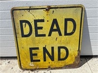 Metal sign: dead end