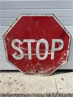 Metal sign: stop