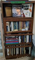 Barrister Style Bookshelf, Books. Claude Monet,