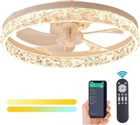 New $170 YOLIZUOT Modern Flush Mount Ceiling Fan