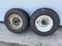 Two tires: 13 x 5.00–6
