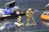 HAND PAINTED MILITARY FIGURINES