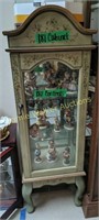 Stencil Decorated Display Cabinet. Contents Not