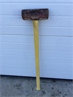 Yellow handle sledge hammer