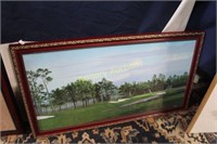 GOLF PRINT FRAMED