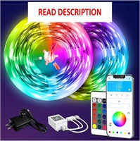 $15  DAYBETTER Led Strip Lights 12m  with Remote