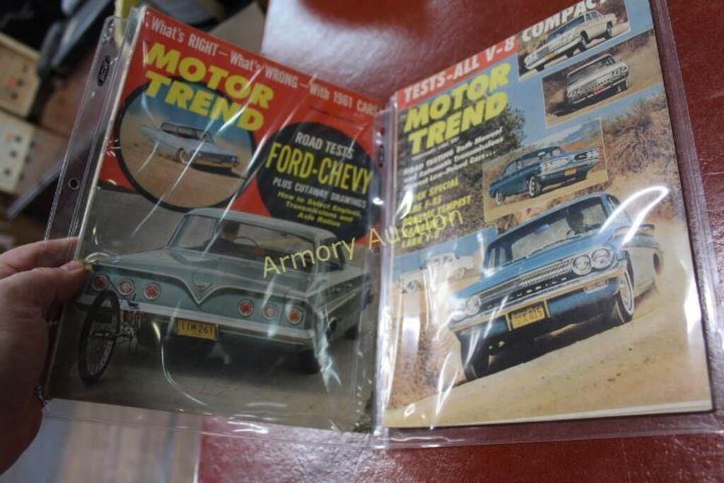 VINTAGE MOTOR TREND MAGAZINES