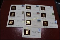 GOLD FIRST DAY COVERS