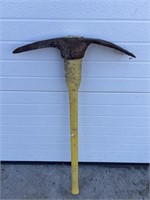 Yellow handle pick axe