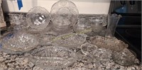 Cut Glass & Crystal Divided Serving Dishes,