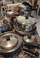 Revere Ware Pots And Pans. Several Pieces New
