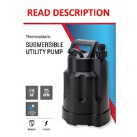 $100  Utilitech 1/6-HP Thermoplastic Submersible
