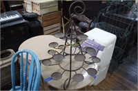 WROUGHT IRON CANDLE DISPLAY
