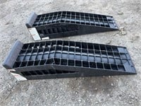 Black plastic ramps