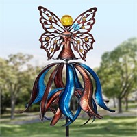 $130 Kircust Solar Wind Spinner, Extra-Large