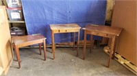 3 Wood Tables