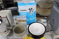 DOG BOWLS - PADS - ETC.