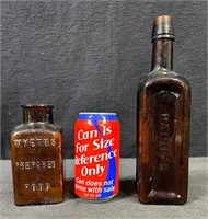 Wyeth's Prepared Food & Paine's Brown Bottle-Lot