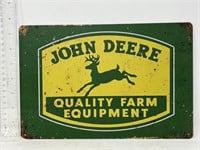 Metal sign- John Deere