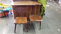 2 Vintage Wood Chairs