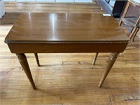 Vintage Wood Piano Bench with Storage