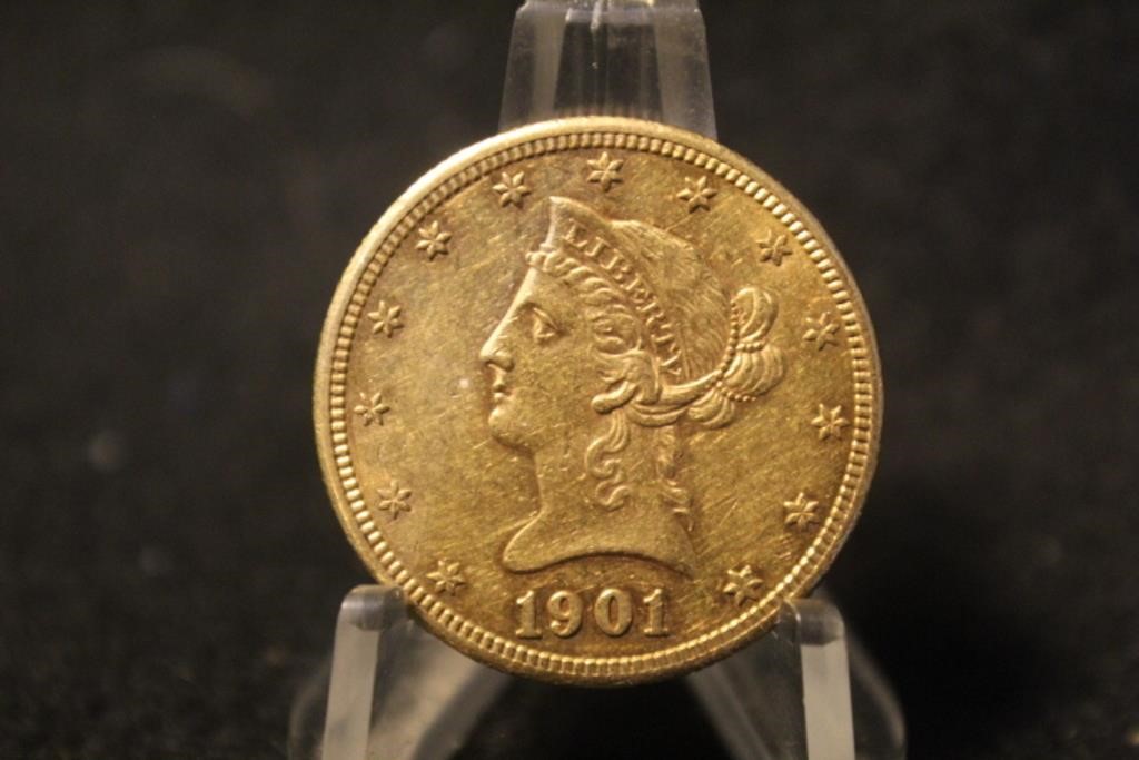 1901-P $10 Pre-33 Gold Liberty Head Coin