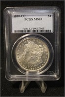 1880-CC MS63 Morgan Silver Dollar