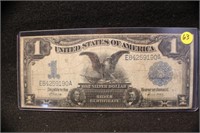 1899 $1 Silver Certificate *Black Eagle Large Note