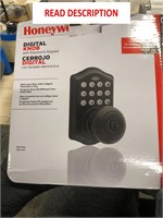 $87  Honeywell Black Electronic Knob Lighted Keypa