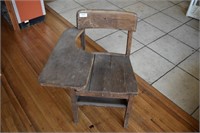 Vintage Wooden School Chair