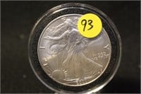2001 1oz .999 Pure Silver Eagle