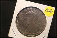 1991 1oz .999 Pure Silver Eagle