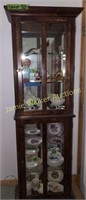 Display Cabinet. Contents Not Included. 25x12x73"