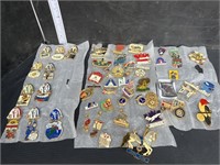 Lot of lions club, misc pins