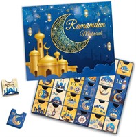 $13  2024 Ramadan Calendar  30-Drawer Box - Blue